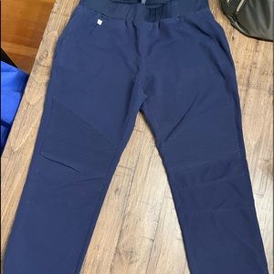 Great Used Condition Figs Kanye Moto Scrub Pants Size M in Navy